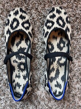 Rothy’s Leopard Ballet Flats